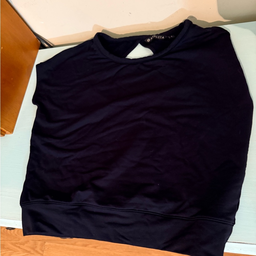 Athleta Black Crop Top
